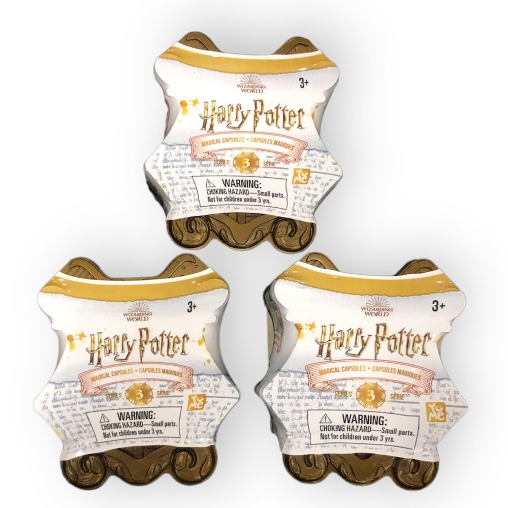 NEW - Harry Potter Series 3 Magical Capsules Set 3 Wrapped Boxes Sealed
